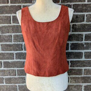Vintage Faux Suede Top